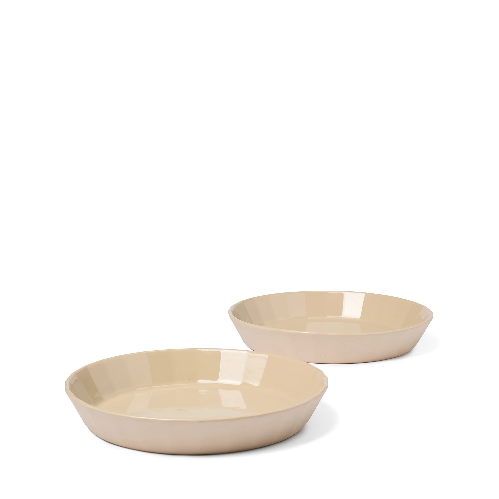 Fade Deep Plate Oatmeal 22cm (Set of 2) - Image 6