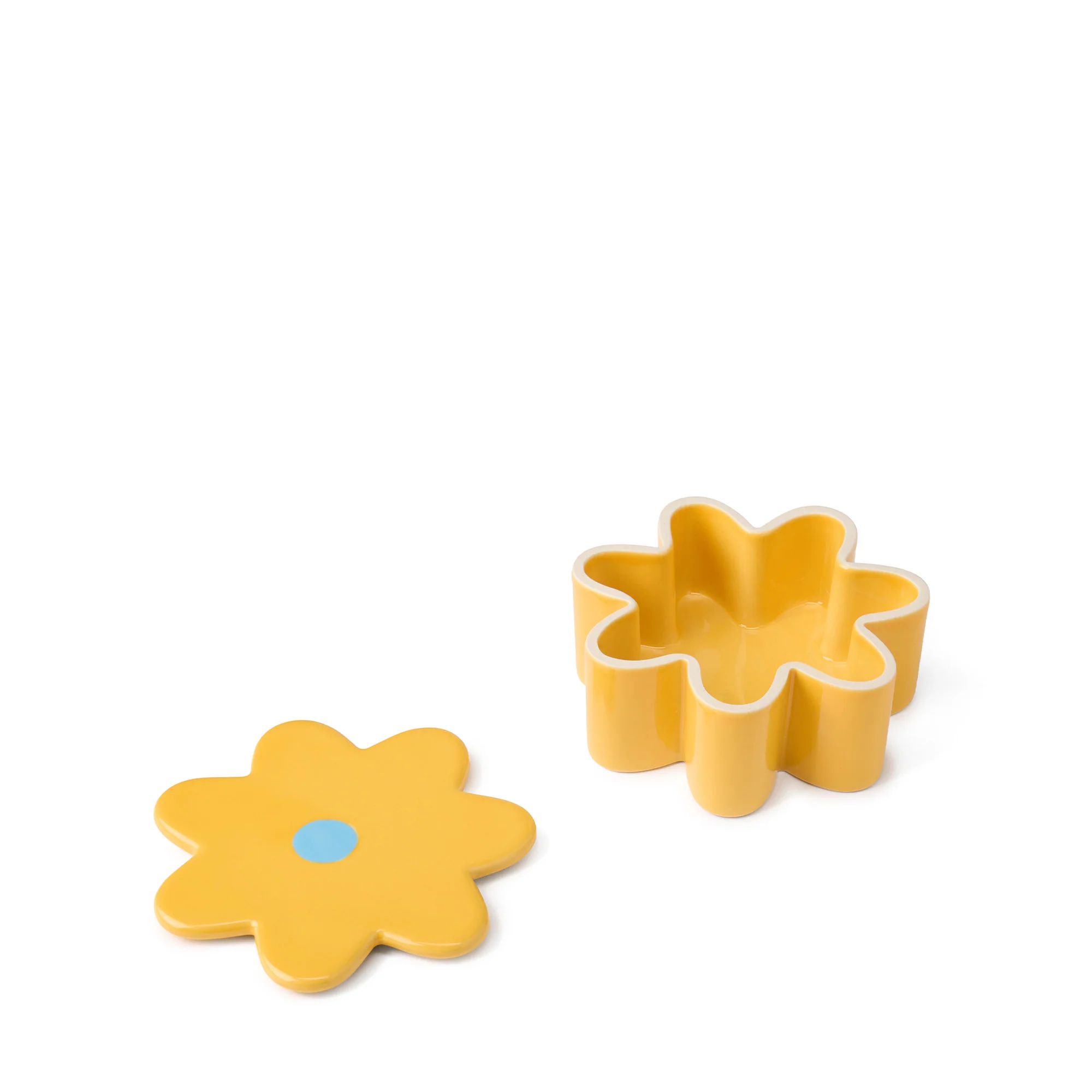 Oddments Bits and Bobs Pot Yellow - Image 4