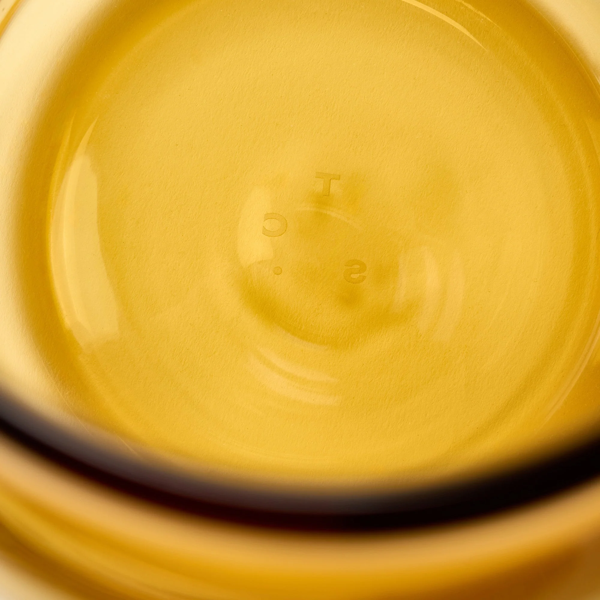 Pod Vase Amber 21cm - Image 5