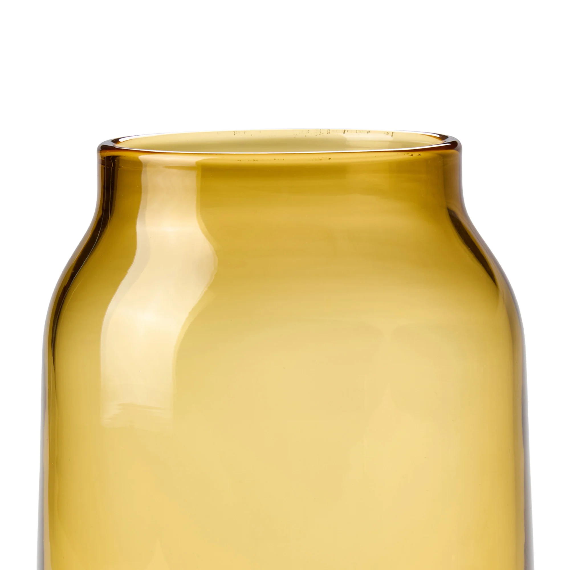 Pod Vase Amber 27cm - Image 5