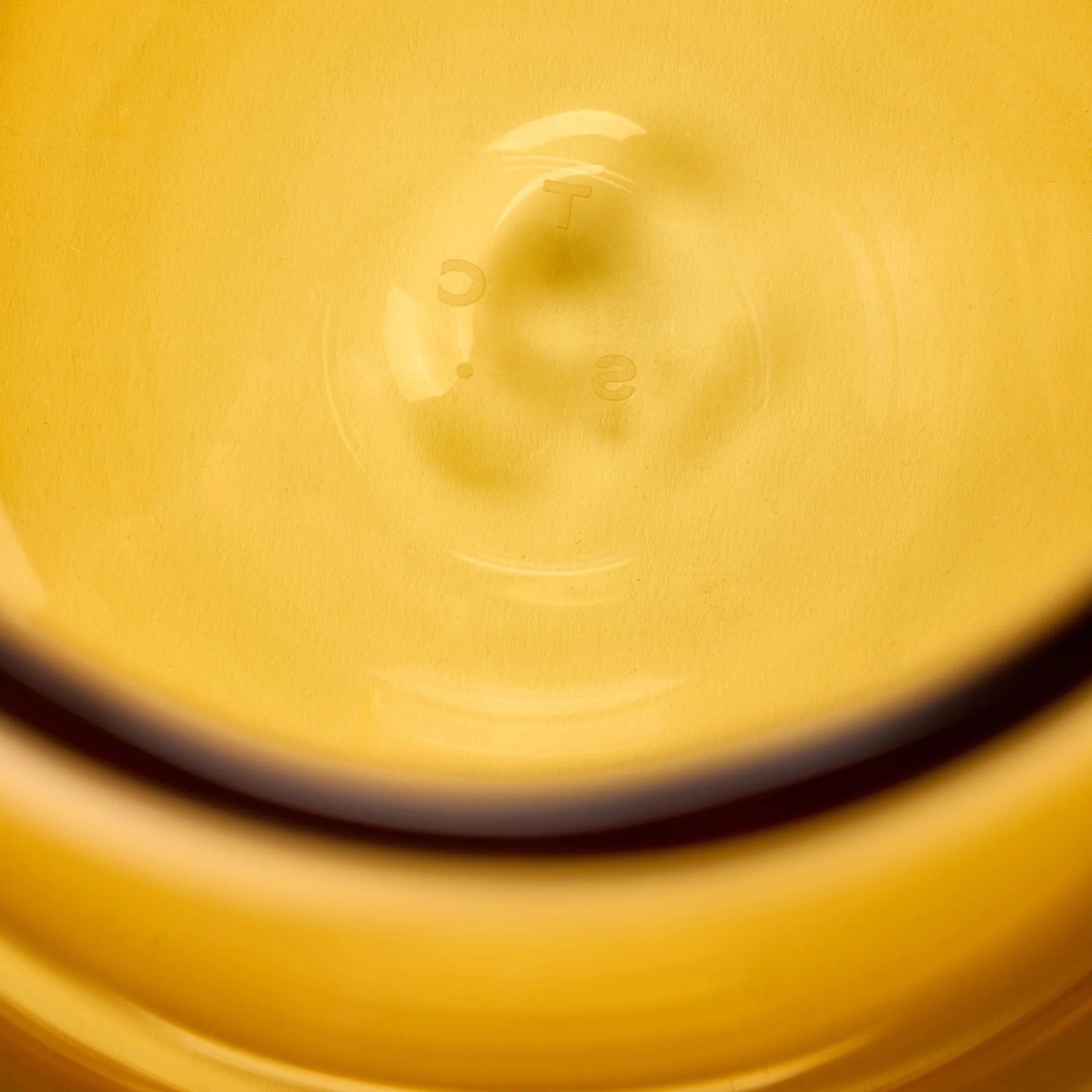 Pod Vase Amber 27cm - Image 6