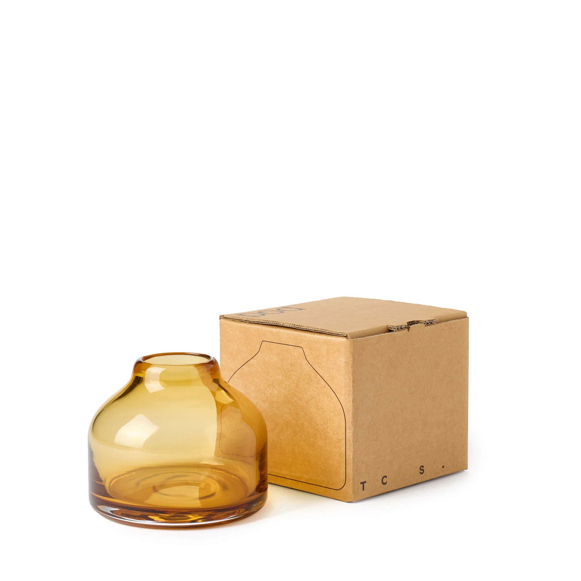 Pod Vase Amber 9.5cm - Image 6