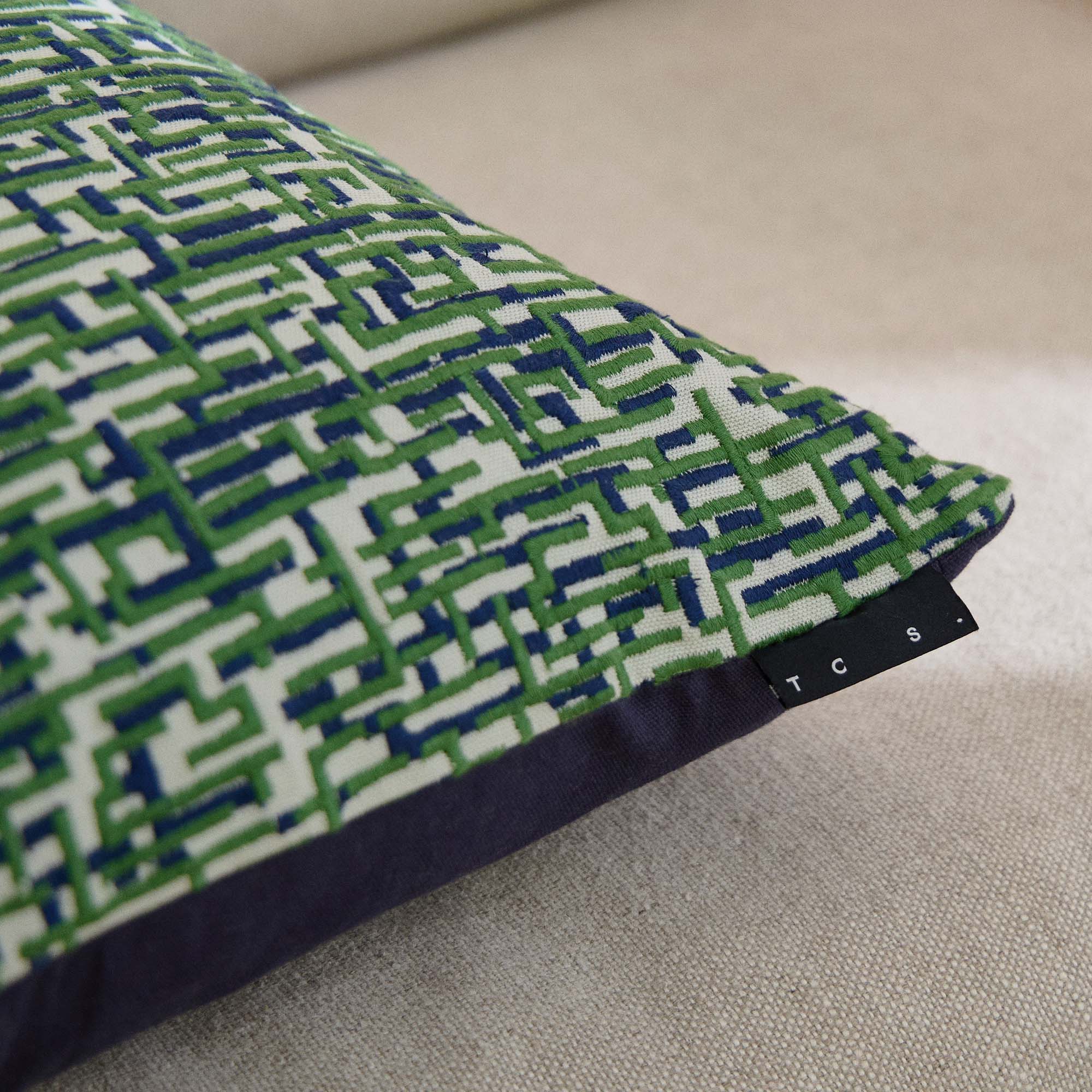 Quinn Green Cushion Cover 50 x 50cm - Image 3