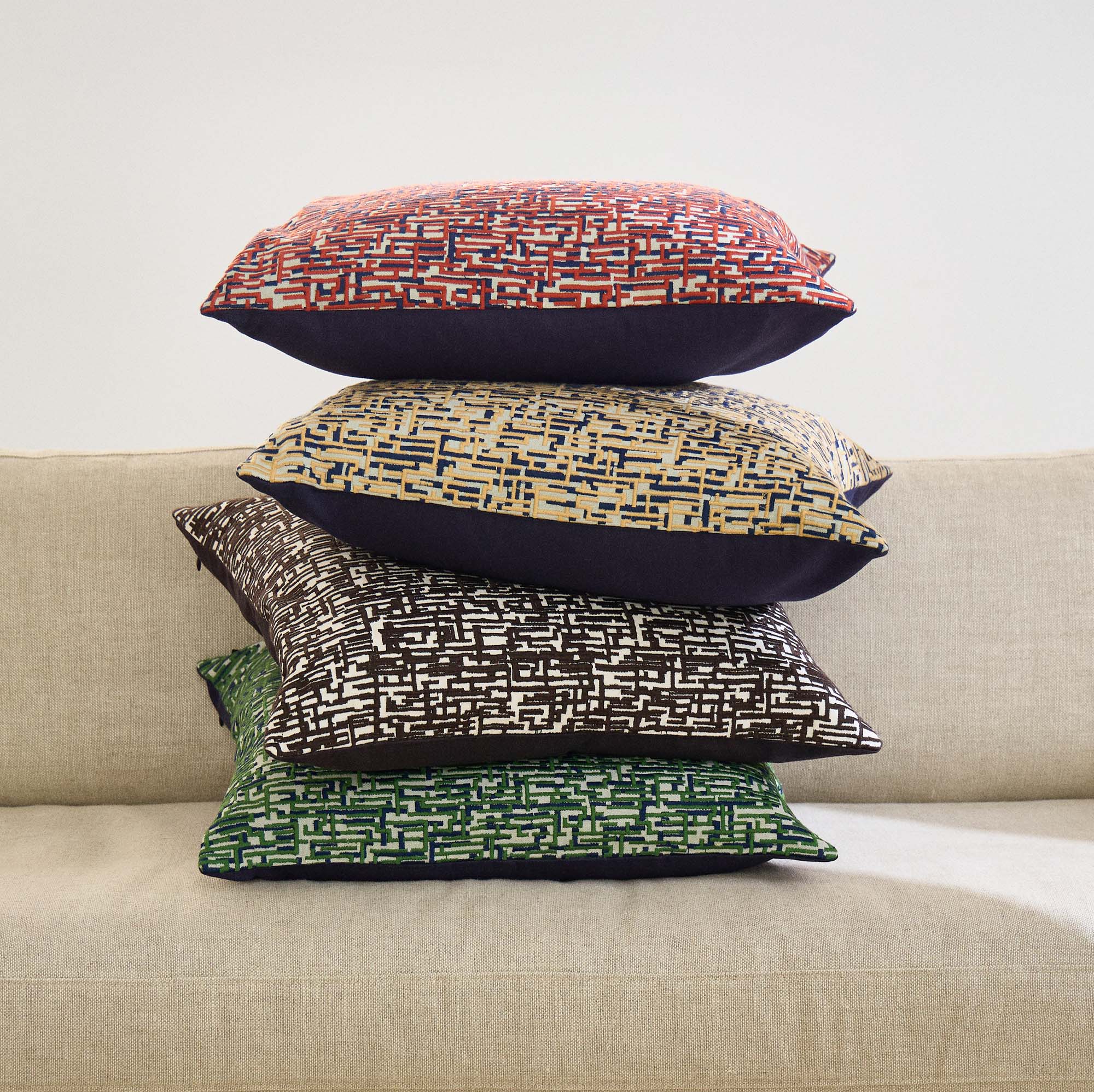 Quinn Crimson Cushion Cover 50 x 50cm - Image 4
